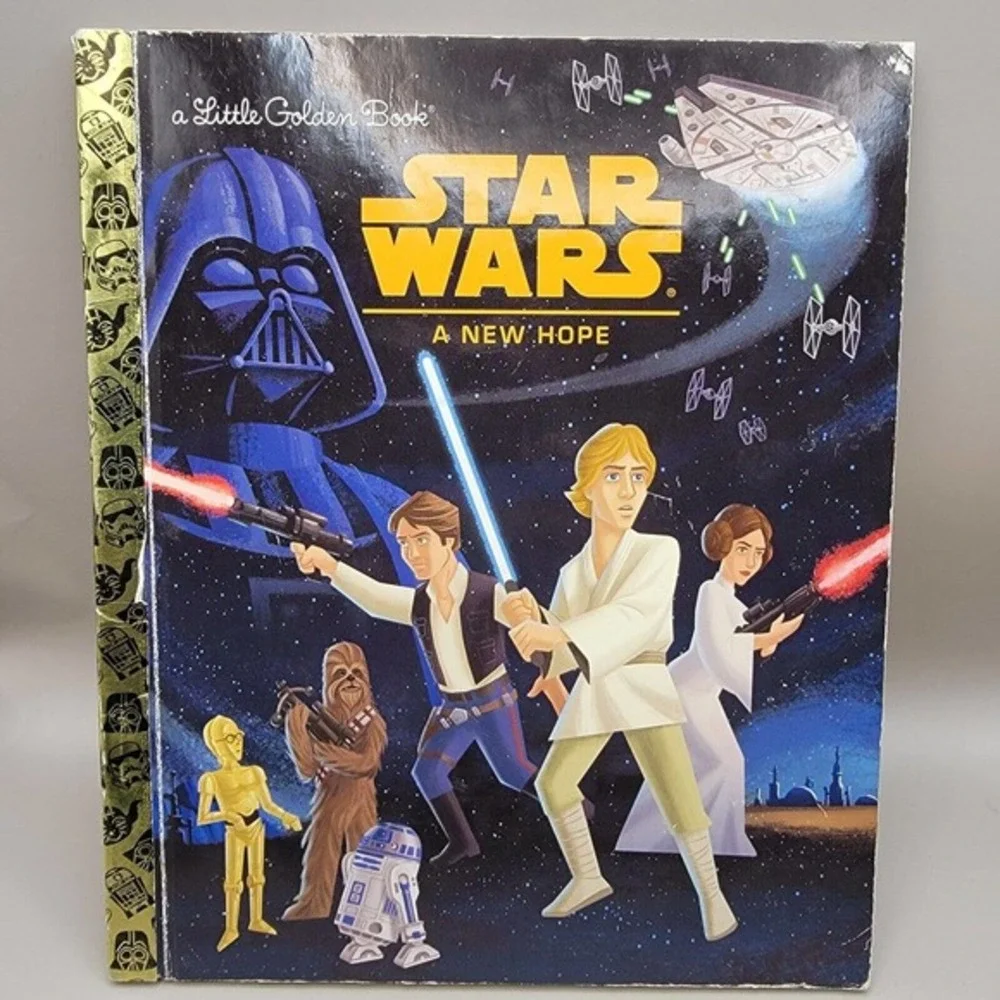 Star‎ Wars: A New Hope /The Empire Strikes Back Little Golden Book by Smith Geof